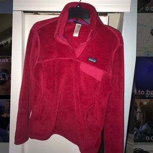 Red Patagonia Fleece